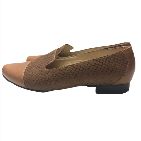 Columbian Leather Loafers Cognac Brown, size 6 - Picture 1 of 10